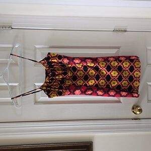 FOREVER 21 WOMENS JUNIOR SIZE BLACK SUMMER LINED SUNDRESS SIZE SMALL